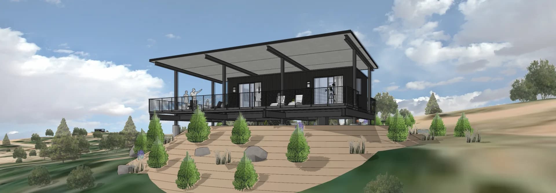 The Rango rendering - rear elevation